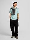 Lyle and Scott Poloshirt Future Hellblau Model / Voorkant