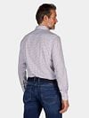 NZA Overhemd Aidan Print Blauw Model / Achterkant