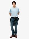 Superdry Tee Essentials Relaxed Lichtblauw Model / Voorkant