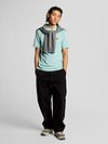 Lyle and Scott Polo Shirt Future Light Blue Model / Voorkant