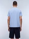 Napapijri Ealis Polo Shirt Chambray Blue Model / Achterkant