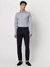 Desoto Shirt Print Light Blue Model / Voorkant