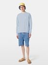 Scotch and Soda Sweater Embroidered Light Blue Model / Voorkant