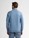 Petrol Half-Zip Sweater Aspen Blue Model / Achterkant