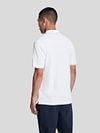 Lyle and Scott Polo Blanc Model / Achterkant