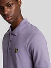 Lyle and Scott Polo Dusk Purple Model / Detail