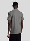 Lyle und Scott Polo Plain Grau Model / Achterkant