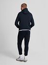 Lyle and Scott Hoodie Tonal Navy Model / Achterkant