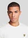 Lyle and Scott T-shirt White Model / Detail