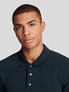 Lyle and Scott Tonal Eagle Polo Shirt Navy  Model / Detail