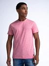 Petrol T-Shirt Palmora Melange Pink Model / Voorkant