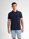 Petrol Polo Shirt Breeze Navy Model / Voorkant