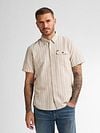 Petrol Shirt Turtlevista Beige Model / Voorkant