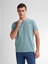 Petrol Knitted T-Shirt Mahi Ocean Blue Model / Voorkant
