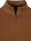 Petrol Half Zip Pullover Structure Brique Product / Detail