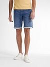 Petrol Denim Short Jackson Blauw Model / Voorkant