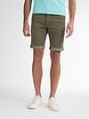 Petrol Denim Short Jackson Olijfgroen Model / Voorkant