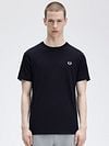 Fred Perry T-Shirt Navy 608 Model / Voorkant