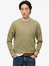 Superdry Sweater Classic Essential Olive Green Model / Voorkant