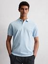 Marc O'Polo Polo Shirt Faded Starlight Blue Model / Voorkant