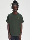 Fred Perry Ringer Shirt Green X89 Model / Voorkant