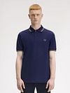 Fred Perry M3600 Polo Shirt Dark Blue Y59 Model / Voorkant