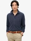 Superdry Shirt Vintage Destroy Pique Sailing Navy Model / Voorkant