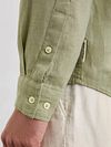 Marc O'Polo Chemise De Lin Vert Model / Detail