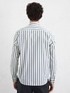 Marc O'Polo Overhemd Stripe Blue Model / Achterkant