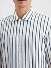 Marc O'Polo Overhemd Stripe Blue Model / Detail