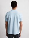 Marc O'Polo Poloshirt Faded Starlight Blau Model / Achterkant