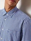 Marc O'Polo Shirt Plaid Blue Model / Detail