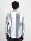 Marc O'Polo Shirt Stripe Blue  Model / Achterkant