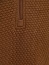 Petrol Half Zip Pullover Structure Brique Product / Detail