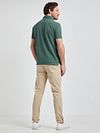 McGregor Piqué Polo Shirt Dark Green Model / Achterkant