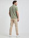 McGregor Piqué Poloshirt Hellgrün Model / Achterkant