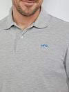 McGregor Piqué Poloshirt Grau Model / Detail