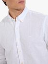 McGregor Shirt Linen Blend White Model / Detail