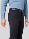 Meyer Chino Bonn Wool Blend Navy Model / Zijkant