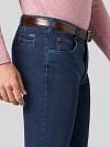 Meyer Jeans Broek Diego Donkerblauw Model / Zijkant