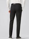 Meyer Pantalon Roma Mix Laine Noir Model / Achterkant