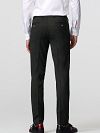 Meyer Pantalon Roma Laine Mélangé Anthracite Model / Achterkant