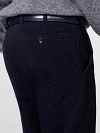 Meyer Pantalon Roma Laine Corduroy Marine Model / Zijkant