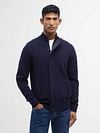 Barbour Cardigan Patch Navy Model / Voorkant