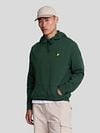 Lyle and Scott Hoodie Donkergroen Model / Voorkant