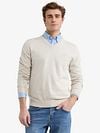 McGregor Pullover V-Neck Ecru Model / Voorkant