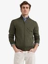 McGregor Strickjacke Olivgrün Model / Voorkant
