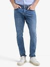 McGregor Jeans Medium Blue Denim Model / Voorkant