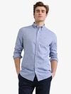 McGregor Hemd Linen Blend Vintage Blau Model / Voorkant