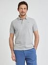 McGregor Piqué Poloshirt Grau Model / Voorkant